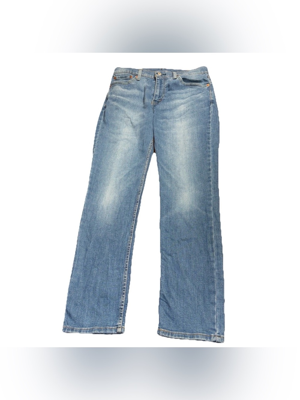 Levi's 511 Jeans Men’s 33x32 Blue Denim Cotton Straight Workwear Mid Wash Blue